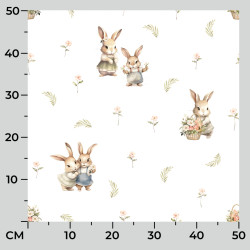 Tkanina dekoracyjna KRÓLICZKI