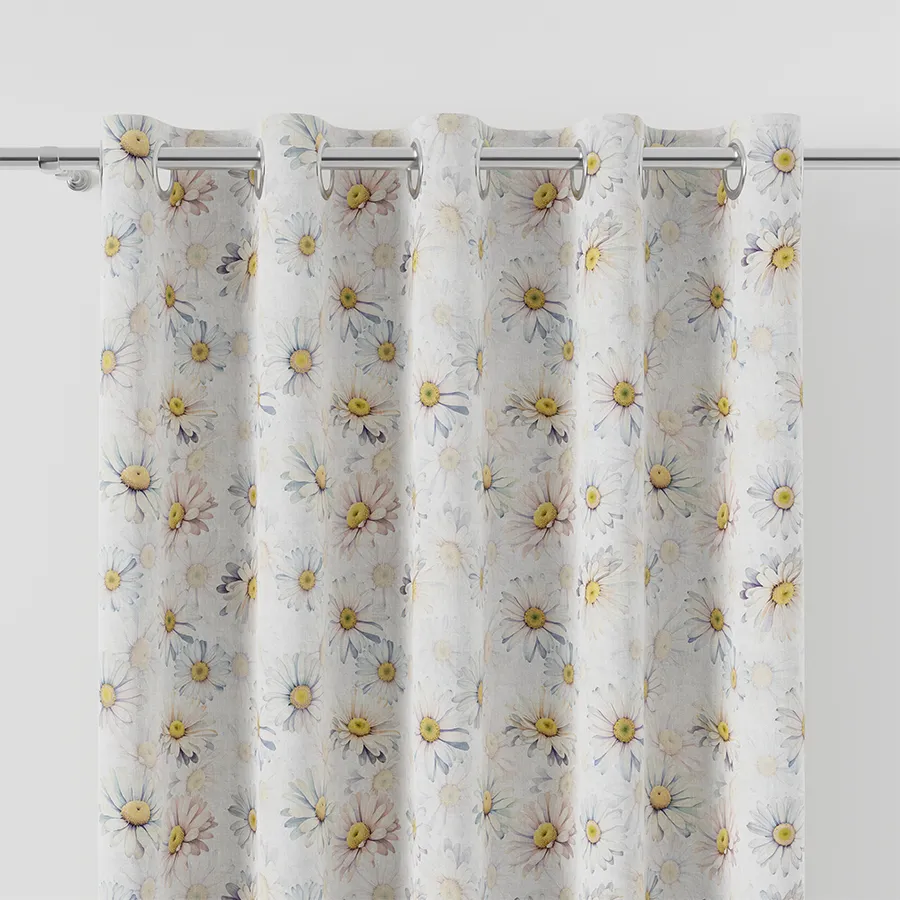 Tkanina dekoracyjna wodoodporna STOKROTKI