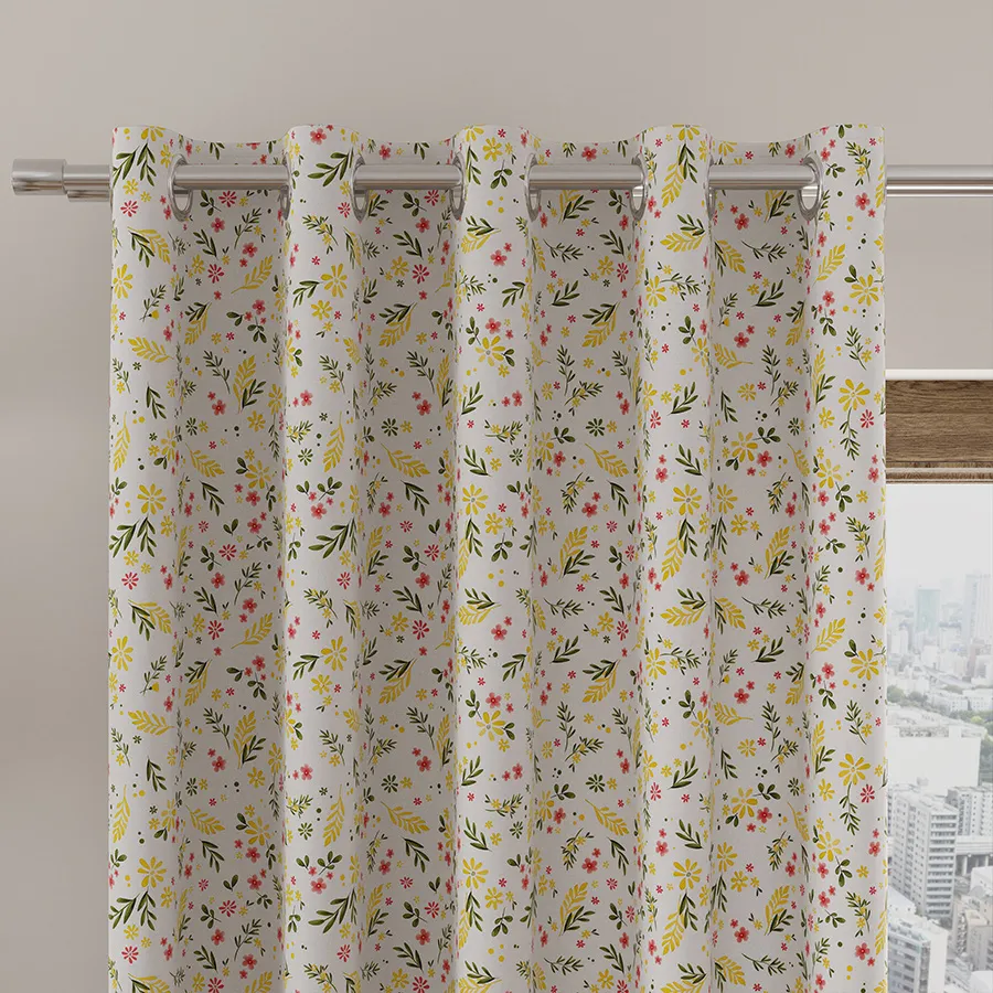 Tkanina dekoracyjna wodoodporna WIOSENNE KWIATUSZKI