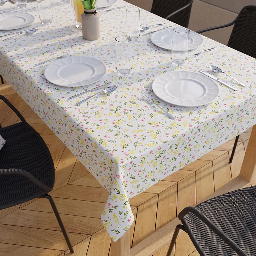 Tkanina dekoracyjna wodoodporna WIOSENNE KWIATUSZKI