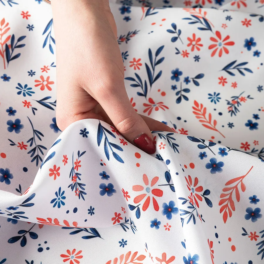 Tkanina dekoracyjna wodoodporna WIOSENNE KWIATUSZKI