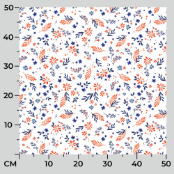 Tkanina dekoracyjna wodoodporna WIOSENNE KWIATUSZKI