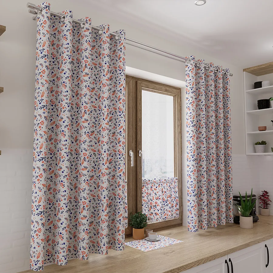 Tkanina dekoracyjna wodoodporna WIOSENNE KWIATUSZKI