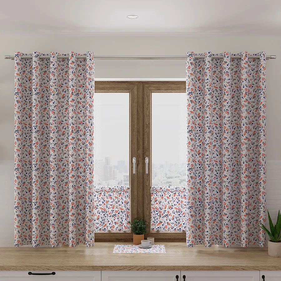 Tkanina dekoracyjna wodoodporna WIOSENNE KWIATUSZKI