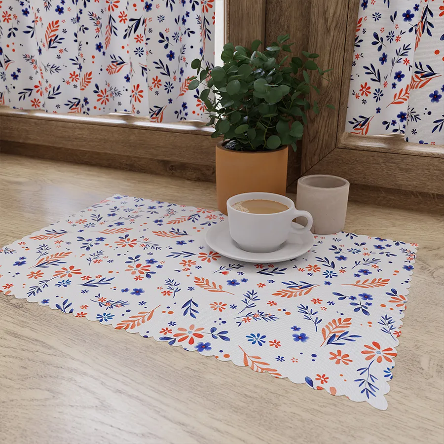 Tkanina dekoracyjna wodoodporna WIOSENNE KWIATUSZKI