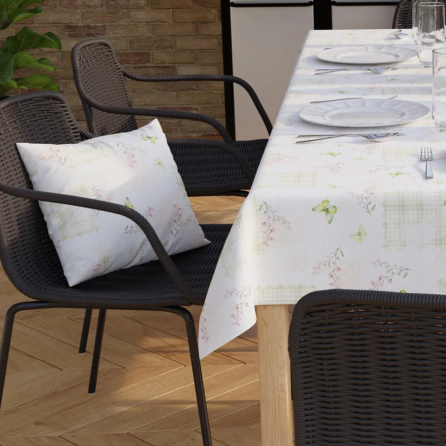 Tkanina dekoracyjna wodoodporna WIOSENNY PATCHWORK