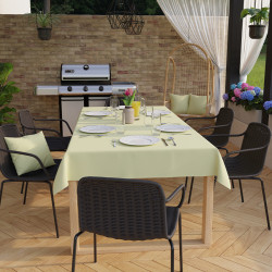 Tkanina dekoracyjna wodoodporna WIOSENNY PIKNIK GŁADKI