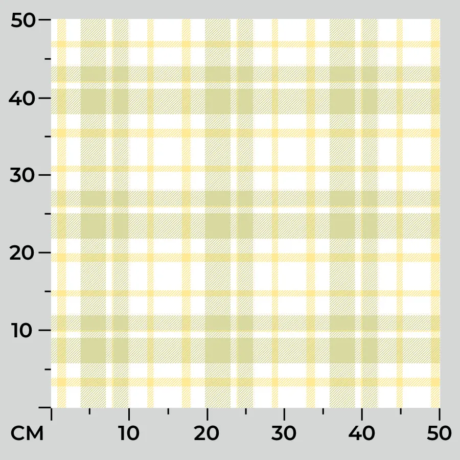 Tkanina dekoracyjna wodoodporna WIOSENNY PIKNIK KRATKA