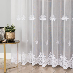 Firanka haftowana ze wzorem po całości 242758 Firanka haftowana ze wzorem po całości 242758