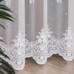 Firanka haftowana ze wzorem po całości 242758 Firanka haftowana ze wzorem po całości 242758