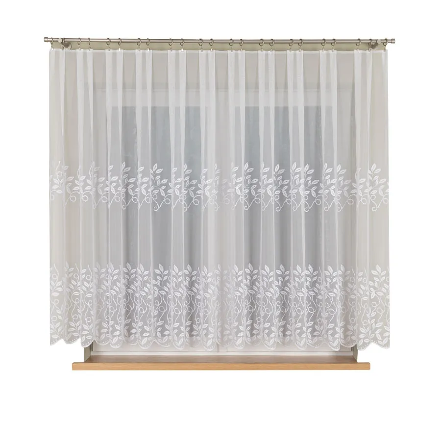 Firanka haftowana na woalu 242778