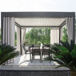 Zasłona gotowa na przelotkach GARDENIA