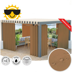 Zasłona gotowa na przelotkach GARDENIA