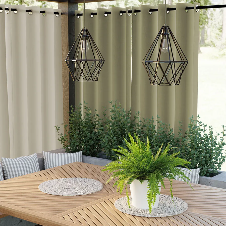 Zasłona gotowa na przelotkach GARDENIA