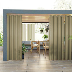 Zasłona gotowa na przelotkach GARDENIA