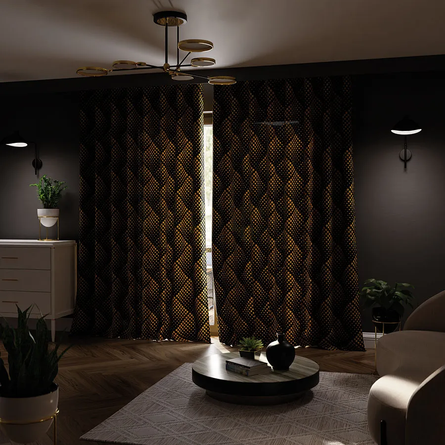 Tkanina dekoracyjna blackout LUXE