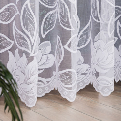Firanka żakardowa ze wzorem po całości 023338