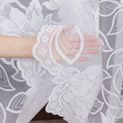 Firanka żakardowa ze wzorem po całości 023338