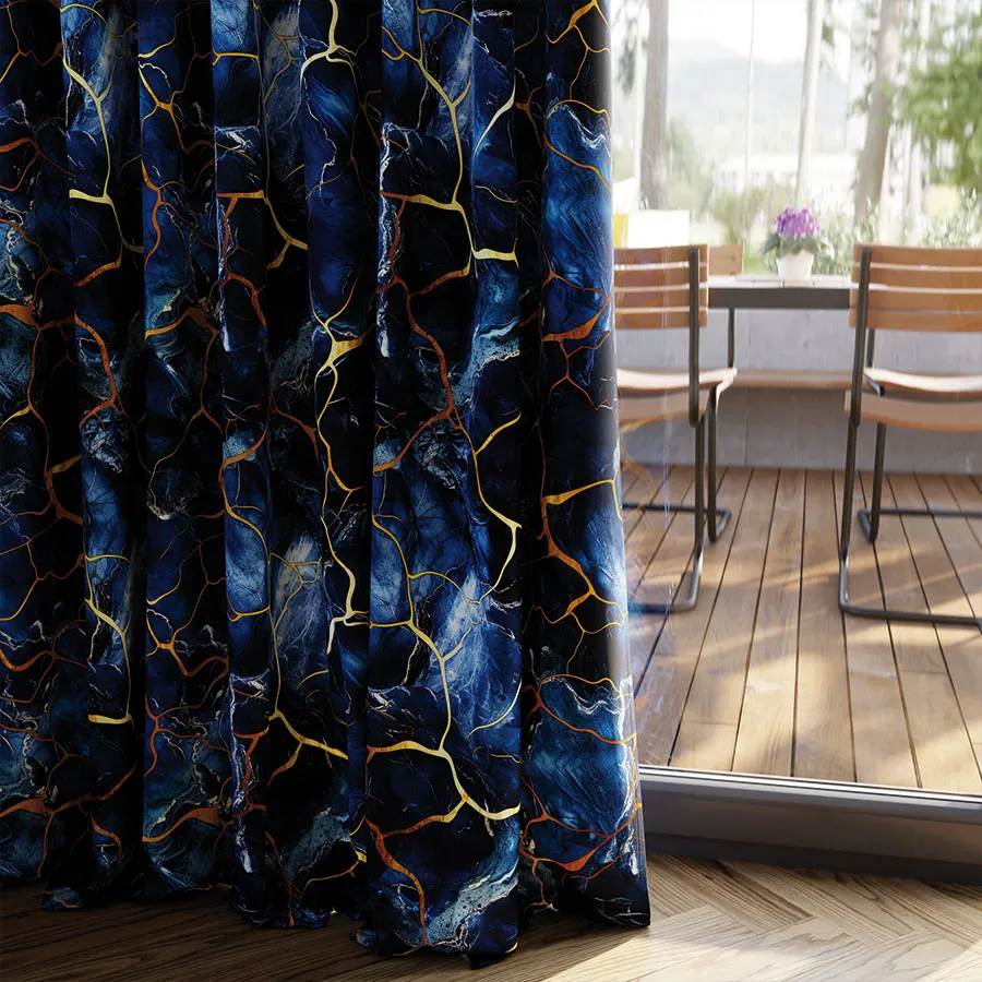 Tkanina dekoracyjna blackout MARBEL