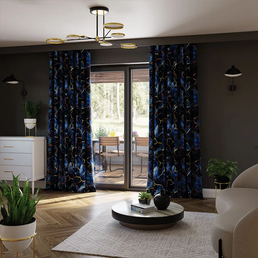 Tkanina dekoracyjna blackout MARBEL