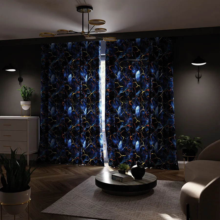 Tkanina dekoracyjna blackout MARBEL