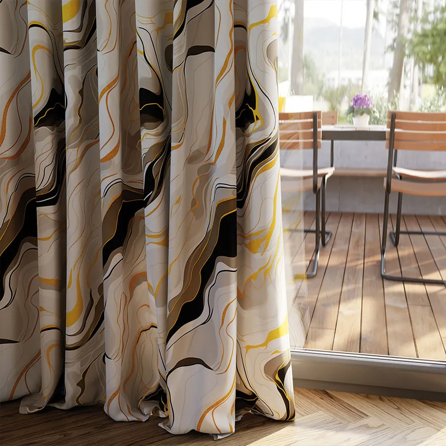 Tkanina dekoracyjna blackout STONE