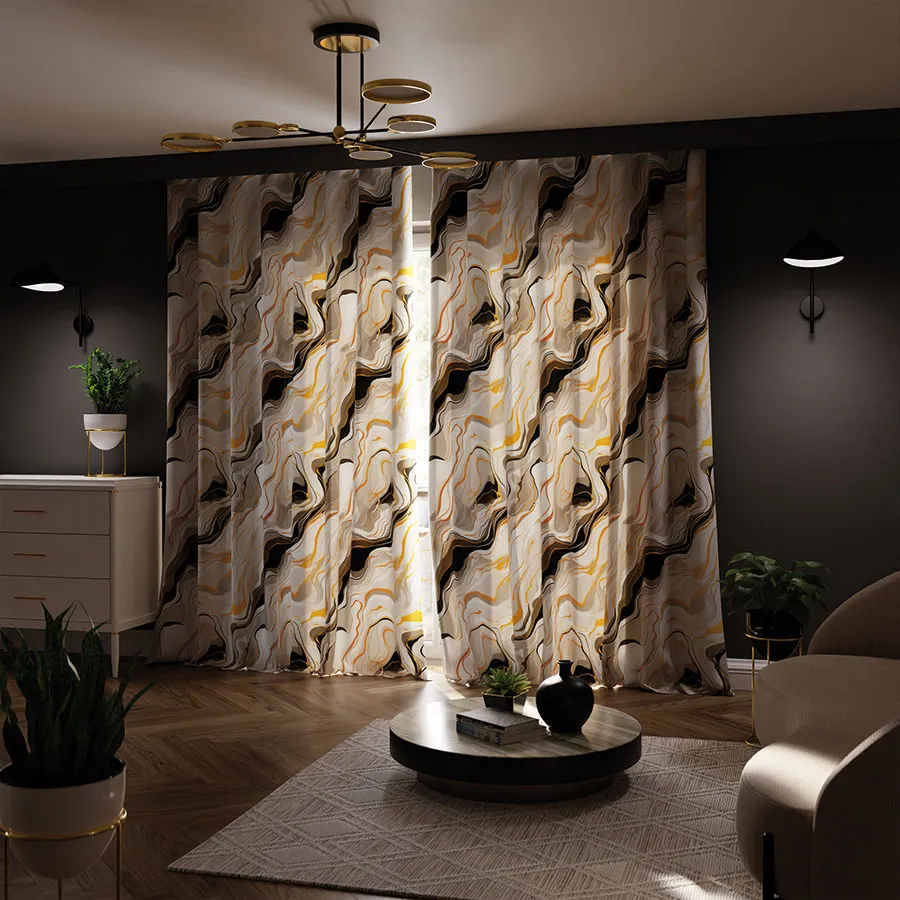 Tkanina dekoracyjna blackout STONE