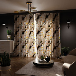 Tkanina dekoracyjna blackout STONE