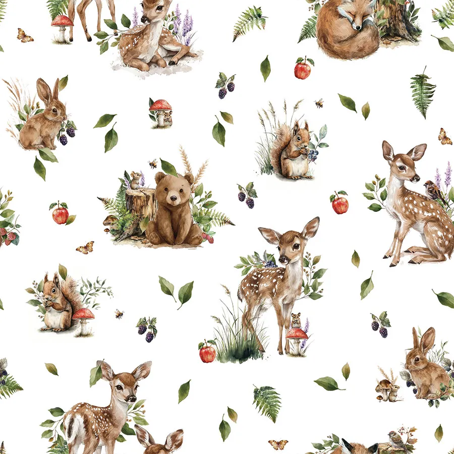 Tkanina dekoracyjna BAJKOWY LAS