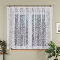 Firanka żakardowa ze wzorem po całości 004542