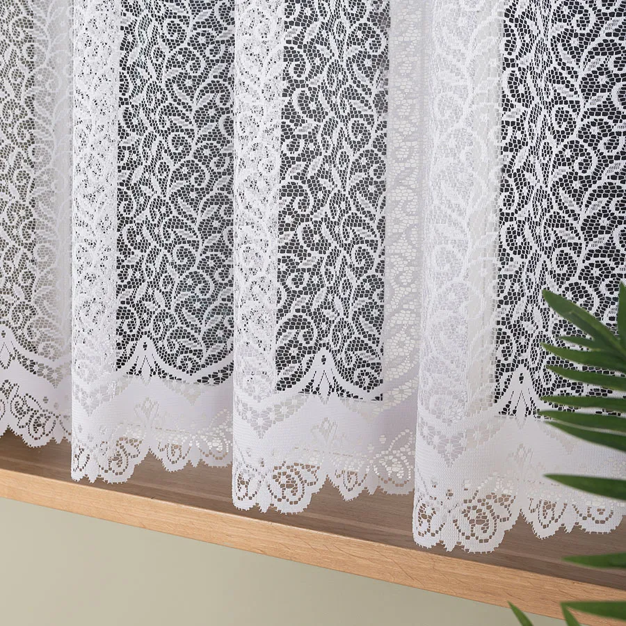 Firanka żakardowa ze wzorem po całości 004542