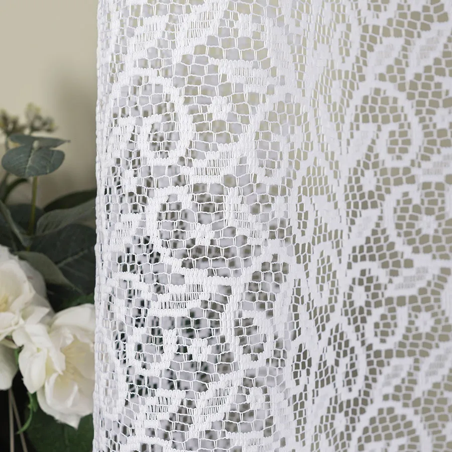 Firanka żakardowa ze wzorem po całości 004542