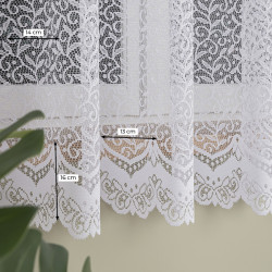 Firanka żakardowa ze wzorem po całości 004542