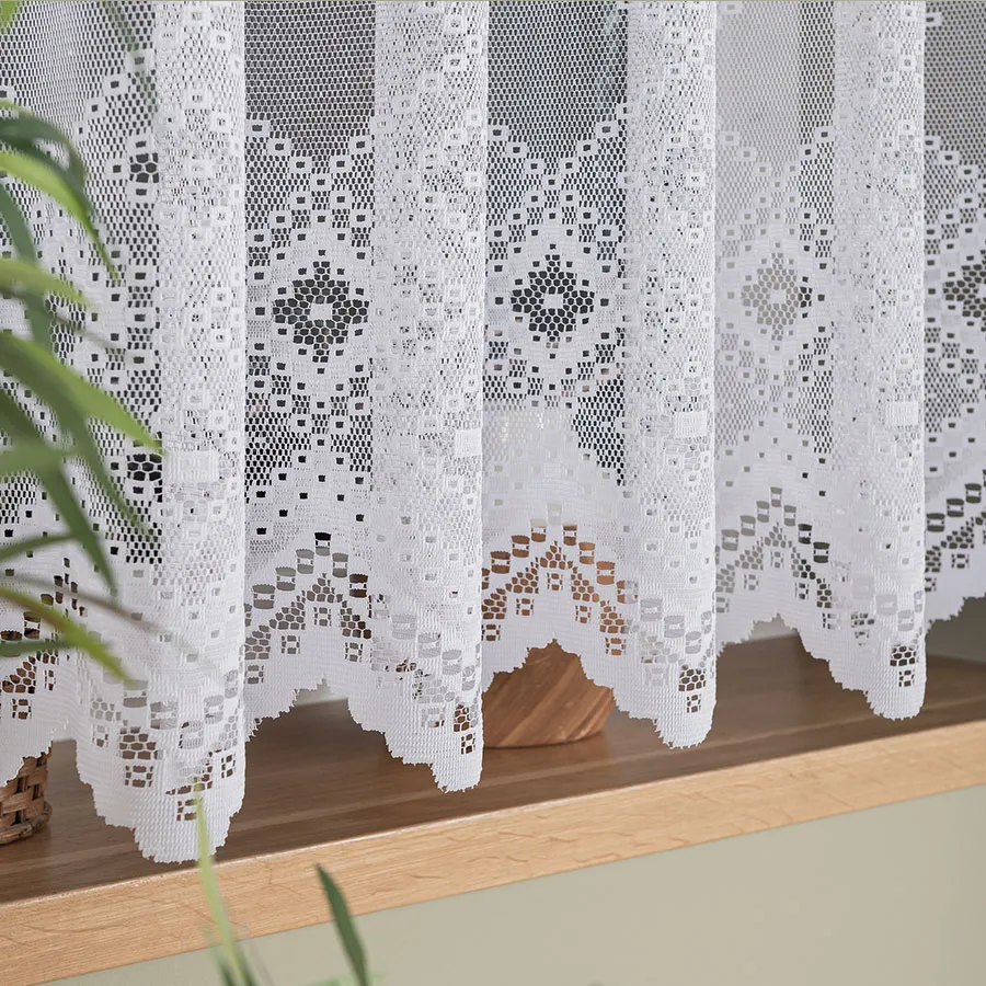 Firanka żakardowa ze wzorem po całości 044255