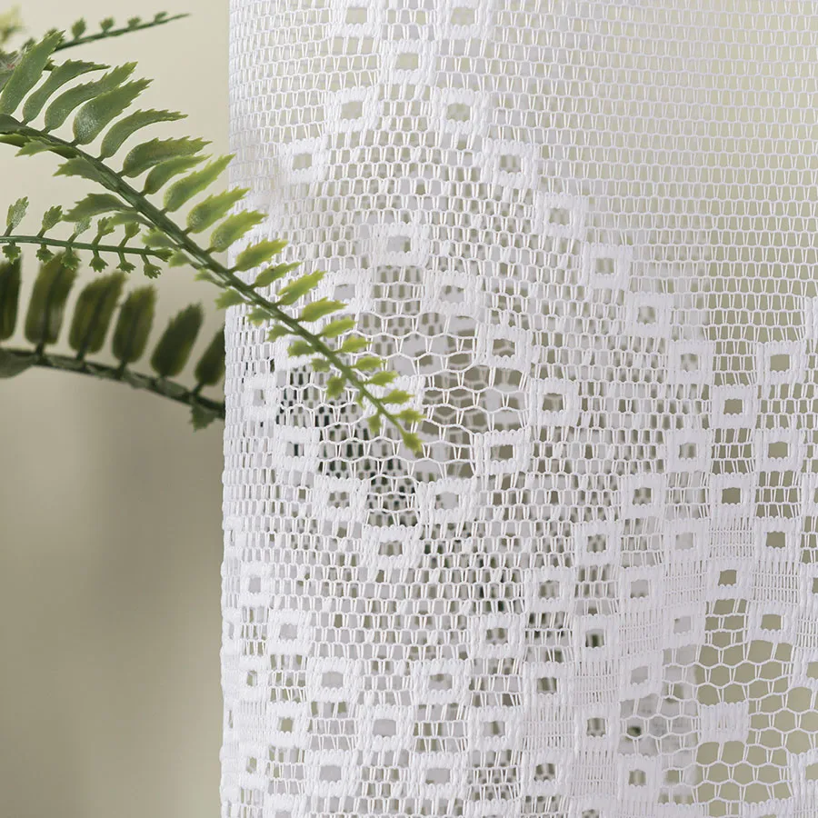 Firanka żakardowa ze wzorem po całości 044255