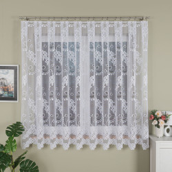 Firanka żakardowa ze wzorem po całości 044267 Firanka żakardowa ze wzorem po całości 044267