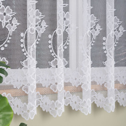 Firanka żakardowa ze wzorem po całości 044267 Firanka żakardowa ze wzorem po całości 044267