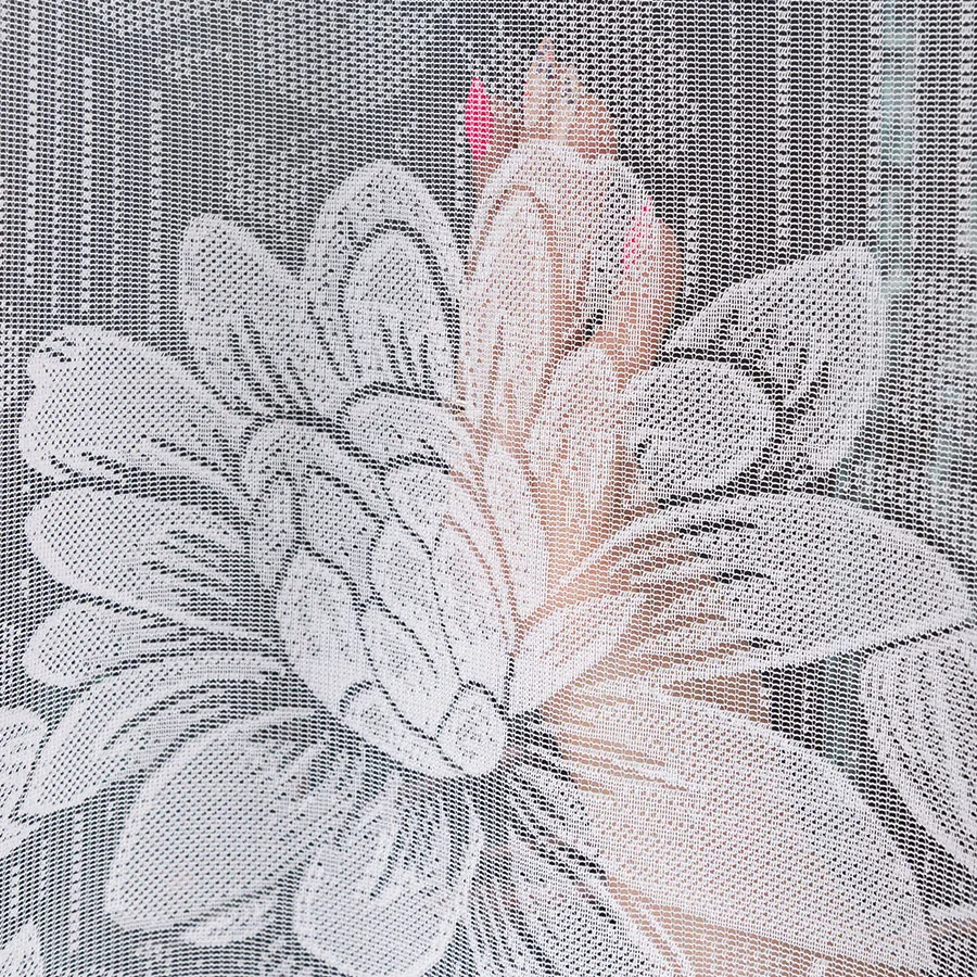 Firanka żakardowa ze wzorem po całości 054363