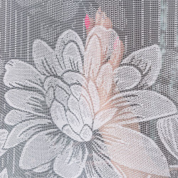 Firanka żakardowa ze wzorem po całości 054363 Firanka żakardowa ze wzorem po całości 054363