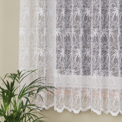 Firanka żakardowa ze wzorem po całości 107269 Firanka żakardowa ze wzorem po całości 107269