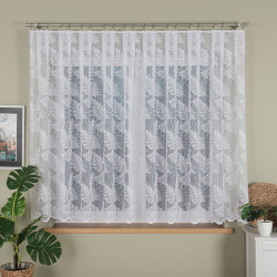 Firanka żakardowa ze wzorem po całości 107229 Firanka żakardowa ze wzorem po całości 107229