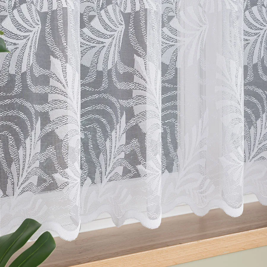 Firanka żakardowa ze wzorem po całości 107229