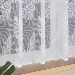 Firanka żakardowa ze wzorem po całości 107229 Firanka żakardowa ze wzorem po całości 107229