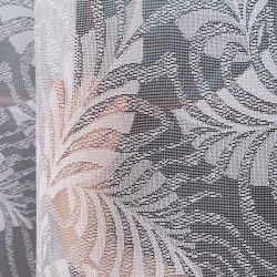 Firanka żakardowa ze wzorem po całości 107229 Firanka żakardowa ze wzorem po całości 107229