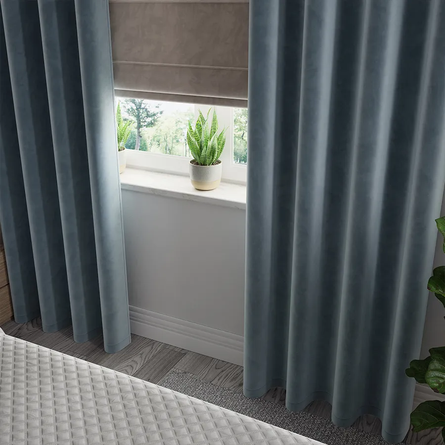 Zasłona gotowa na przelotkach VELVI