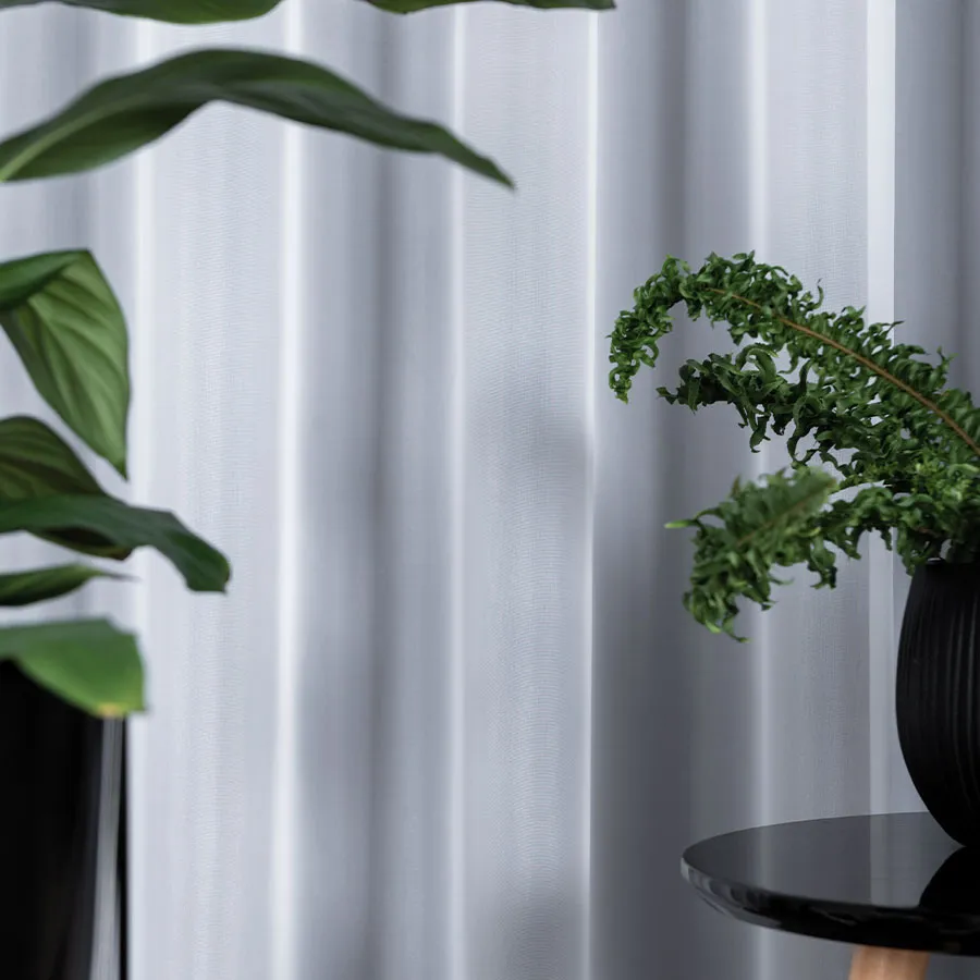 Woal gładki z ołowianką WOALIA