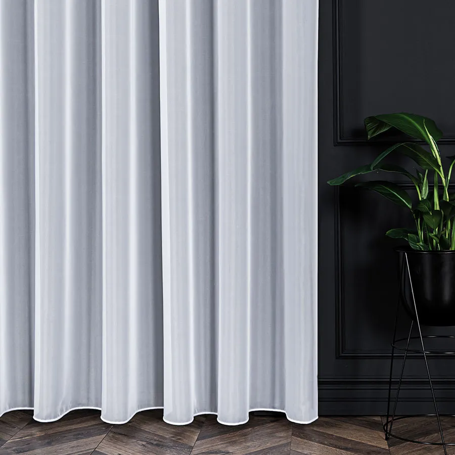 Woal gładki z ołowianką WOALIA