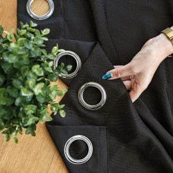 Zasłona gotowa na przelotkach JODEŁKA Zasłona gotowa na przelotkach JODEŁKA