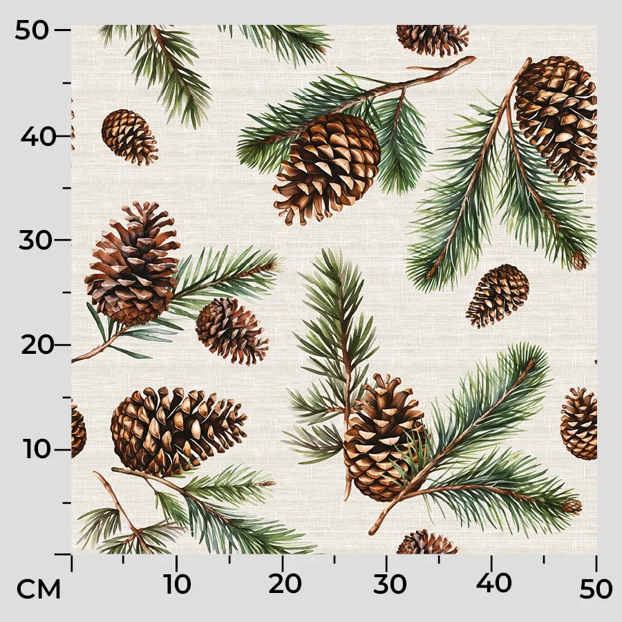 Tkanina dekoracyjna wodoodporna SZYSZKI