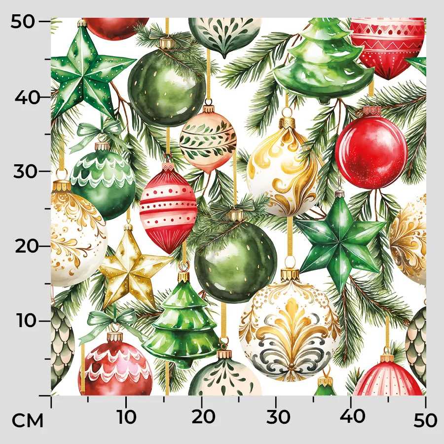 Tkanina dekoracyjna wodoodporna BOMBKI